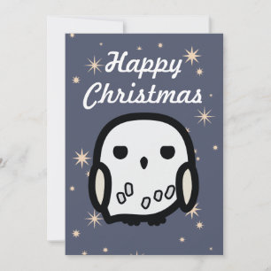 Carte de Noël avec l'art du personnage de dessin a