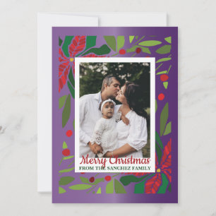 Carte de Noël avec photo