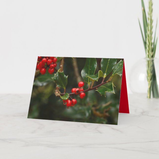 Carte de Noël avec saint (Devant)