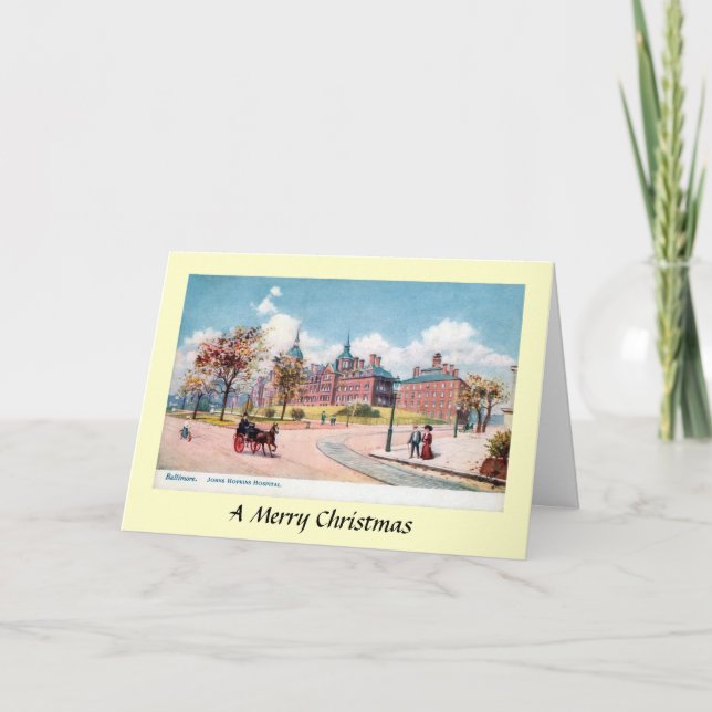 Carte de Noël - Baltimore, Maryland (Devant)