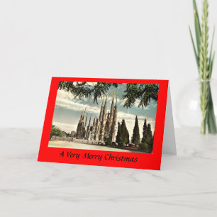 Carte de Noël - Barcelone, Sagrada Familia
