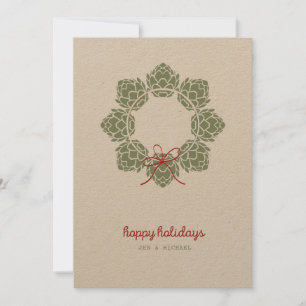 Carte de Noël Beer Hops