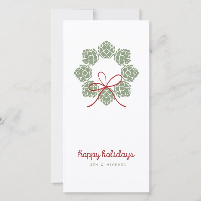 Carte de Noël Beer Hops (Devant)