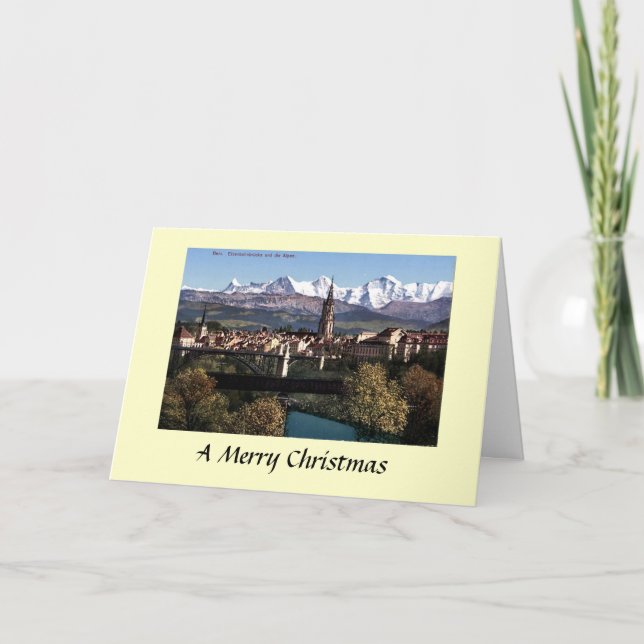 Carte de Noël - Berne, Suisse (Devant)