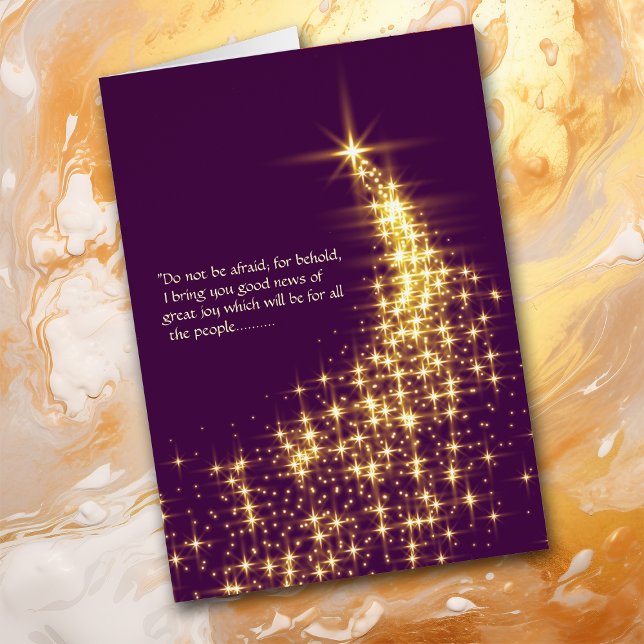 Carte de Noël Bethlehem Star Cascade (Créateur téléchargé)