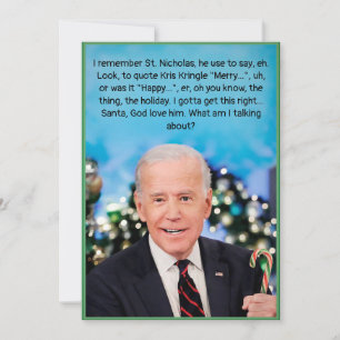 Carte de Noël Biden