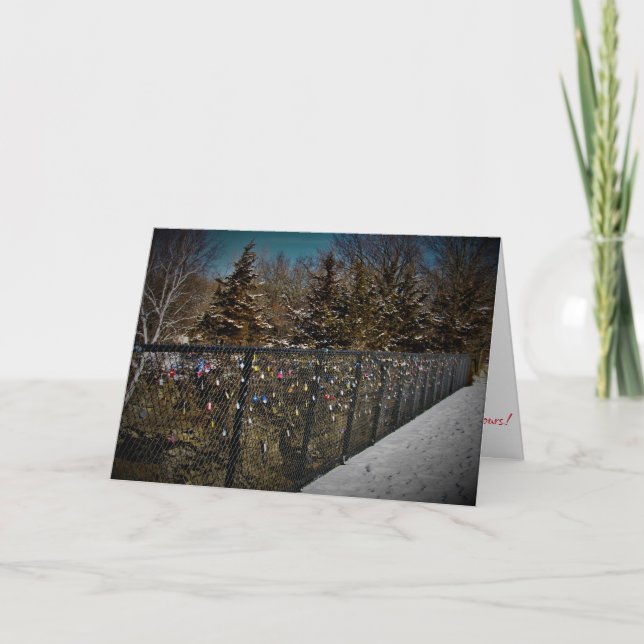 Carte de Noël "Bien-aimés" (Devant)