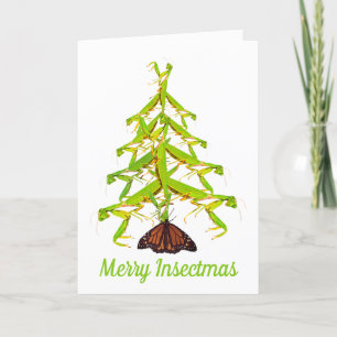 Carte de Noël bizarre personnalisée pour Mantis Tr