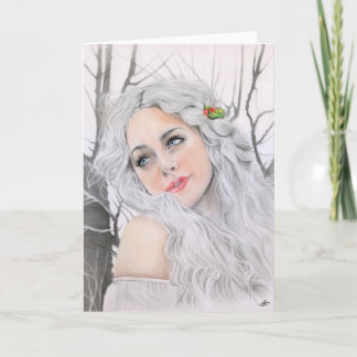 Carte de Noël blanche