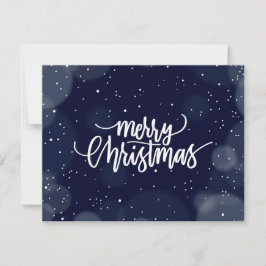 Carte de Noël Bleu Fun sur mesure