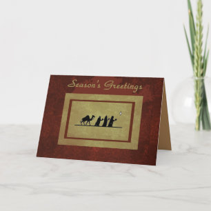 Carte de Noël Bonnes Fêtes