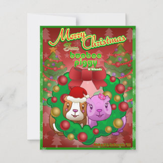 Carte de Noël Booboo Piggy 2022