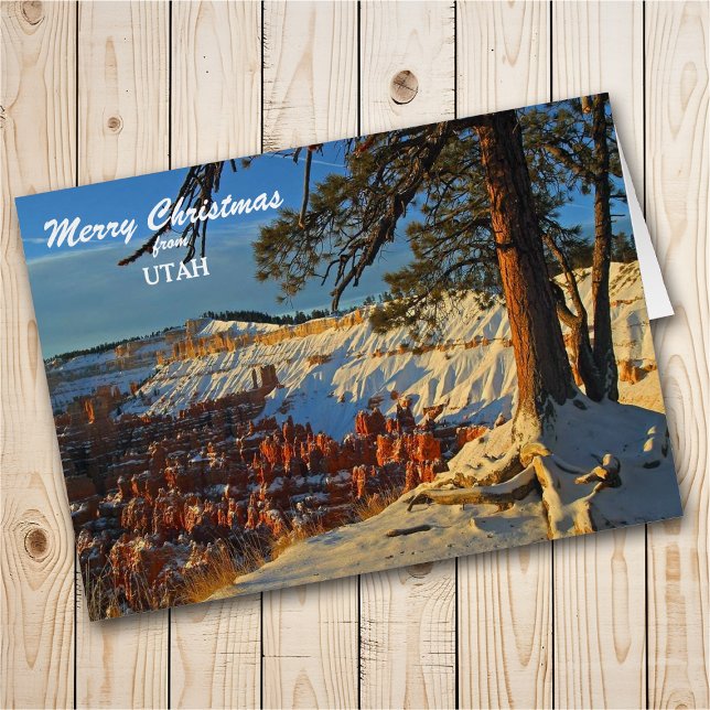 Carte de Noël Bryce Canyon Utah (Créateur téléchargé)