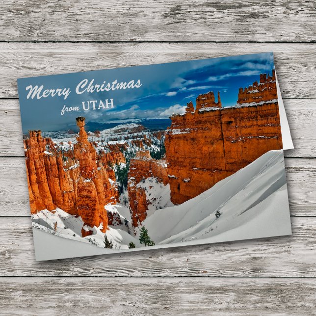 Carte de Noël Bryce Canyon Utah (Créateur téléchargé)