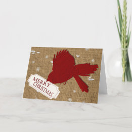 Carte de Noël cardinale