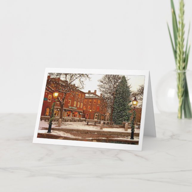 Carte de Noël Carré du marché (Devant)