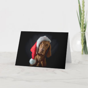 Carte de Noël / Carte de Noël "Magyar Vizsla"