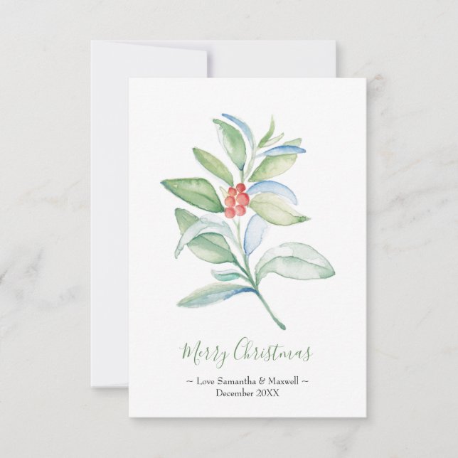 Carte de Noël, Carte de vacances (Devant)