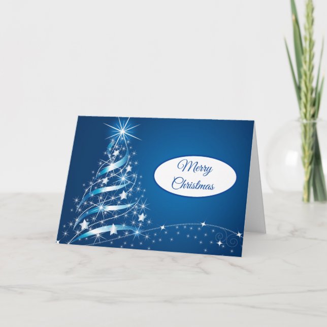 Carte de Noël - Carte de vacances Arbre Magique (Devant)