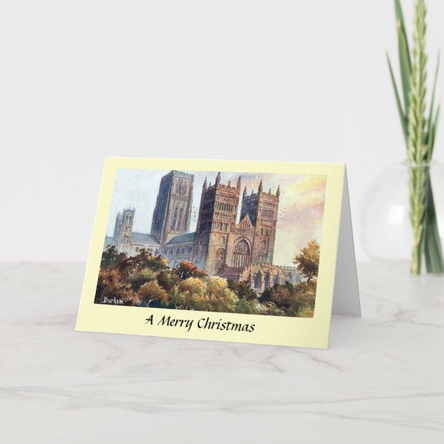 Carte de Noël - Cathédrale de Durham (Devant)