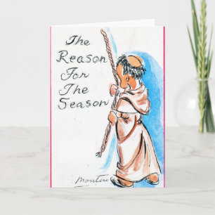 Carte de Noël 'C'est la raison de la saison'