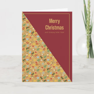 Carte de Noël Chaleureuse & Conviviale