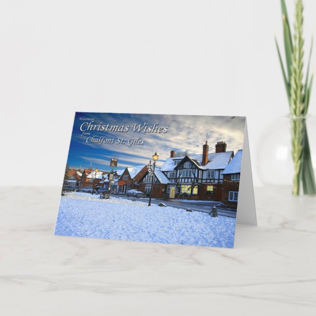 Carte de Noël Chalfont St. Giles (Devant)