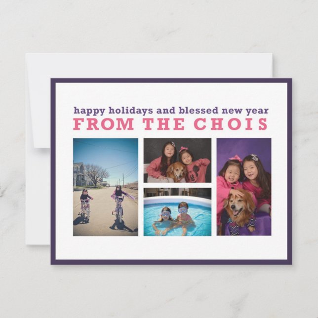 Carte de Noël Choi (Devant)