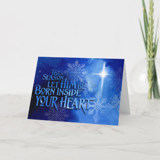 Carte de Noël chrétienne