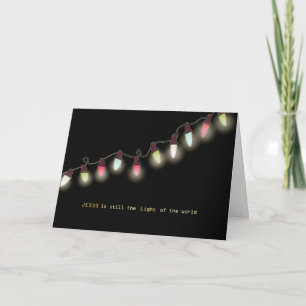 Carte de Noël chrétienne, Sa lumière brille toujou