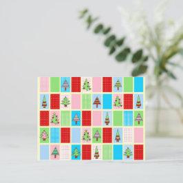 Carte de Noël colorée