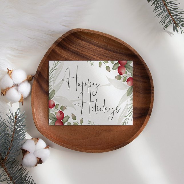 Carte de Noël d'affaires Watercolor (Créateur téléchargé)