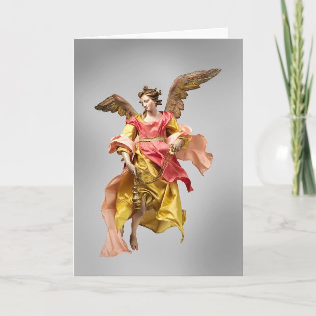 Carte de Noël d'ange (Devant)