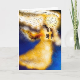 Carte de Noël d'ange de Kernow