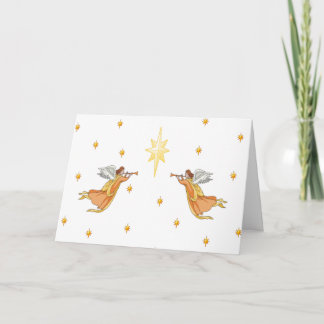 Carte de Noël d'anges