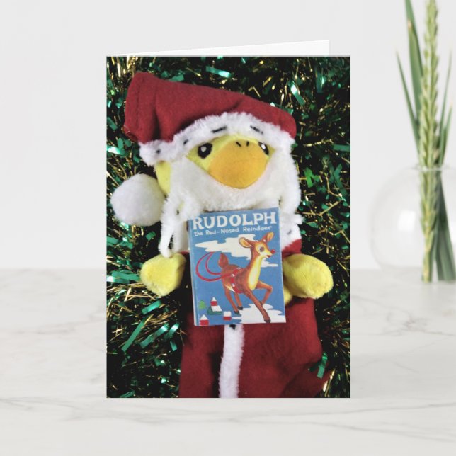 Carte de Noël Danny Duck Père Noël (Devant)