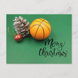 Carte de Noël de basket-ball 