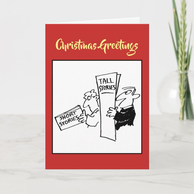 Carte de Noël de bibliothèque, librairie ou magasi (Devant)