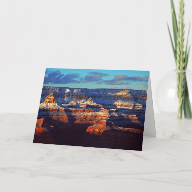 Carte de Noël de canyon grand (Devant)