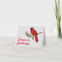 Carte de Noël de Cardinal