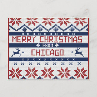 Carte de Noël de Chicago