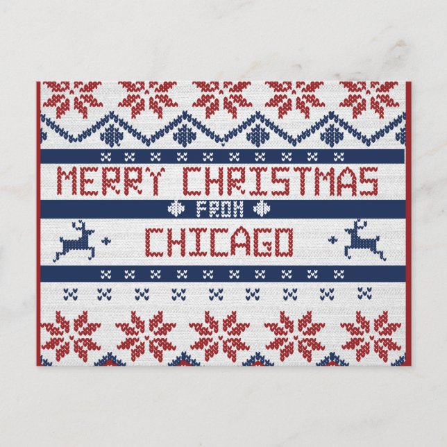 Carte de Noël de Chicago (Devant)