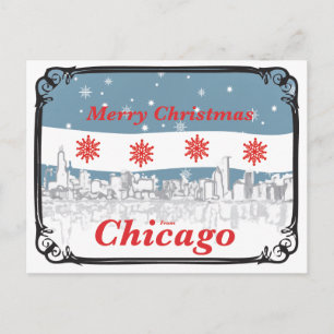 Carte de Noël de Chicago