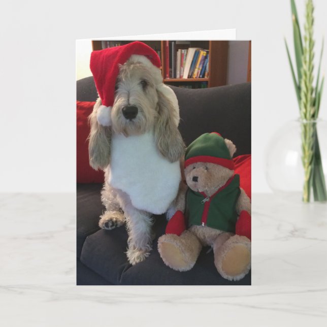 Carte de Noël de chien (Devant)