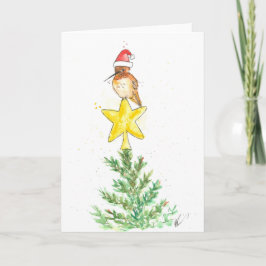 Carte de Noël de colibri