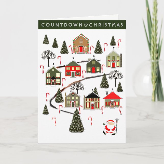 Carte de Noël de crosse (Devant)