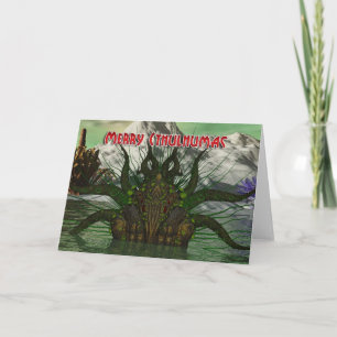 Carte de Noël de Cthulhu - Cthulhu