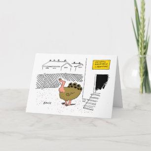 Carte de Noël de dinde de GM