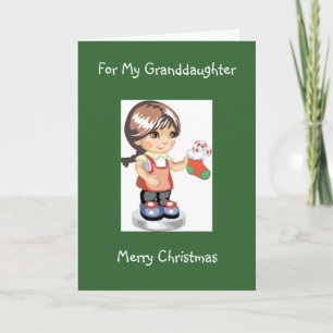 Carte de Noël de Diva pour sa petite-fille