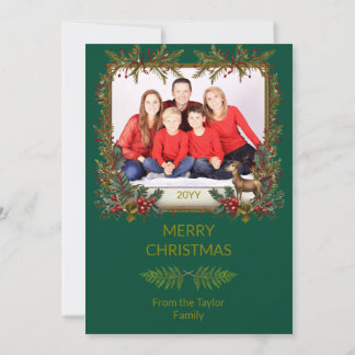 Carte de Noël de famille